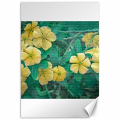 Yellow Flowers At Nature Canvas 20  X 30   by dflcprints