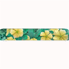 Yellow Flowers At Nature Small Bar Mats by dflcprints