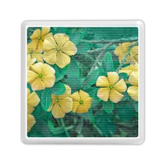 Yellow Flowers At Nature Memory Card Reader (square)  by dflcprints