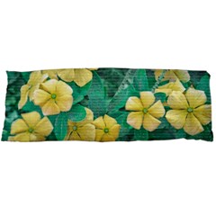 Yellow Flowers At Nature Body Pillow Case Dakimakura (two Sides) by dflcprints