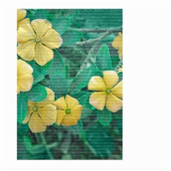 Yellow Flowers At Nature Large Garden Flag (two Sides) by dflcprints