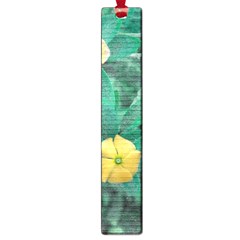 Yellow Flowers At Nature Large Book Marks by dflcprints