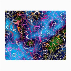 Background Chaos Mess Colorful Small Glasses Cloth (2-side) by Nexatart