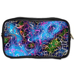 Background Chaos Mess Colorful Toiletries Bags 2-side by Nexatart