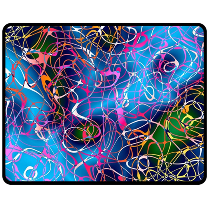 Background Chaos Mess Colorful Fleece Blanket (Medium) 