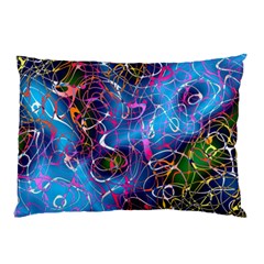 Background Chaos Mess Colorful Pillow Case (two Sides) by Nexatart