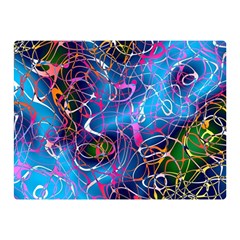 Background Chaos Mess Colorful Double Sided Flano Blanket (mini)  by Nexatart