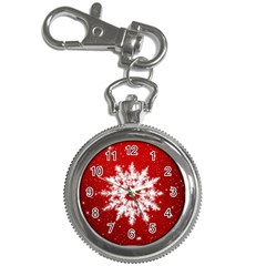 Background Christmas Star Key Chain Watches