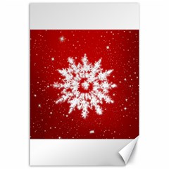 Background Christmas Star Canvas 24  X 36  by Nexatart