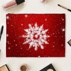 Background Christmas Star Cosmetic Bag (xl) by Nexatart