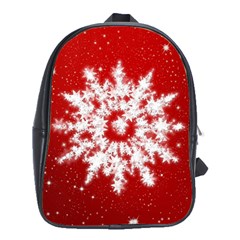 Background Christmas Star School Bag (xl) by Nexatart