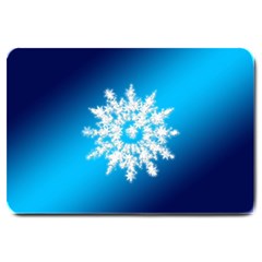 Background Christmas Star Large Doormat  by Nexatart