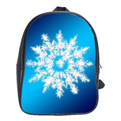 Background Christmas Star School Bag (xl) by Nexatart