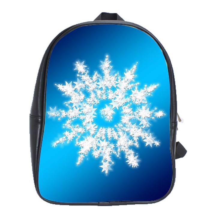 Background Christmas Star School Bag (XL)