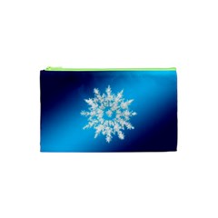 Background Christmas Star Cosmetic Bag (xs) by Nexatart