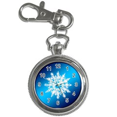 Background Christmas Star Key Chain Watches