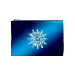 Background Christmas Star Cosmetic Bag (medium)  by Nexatart