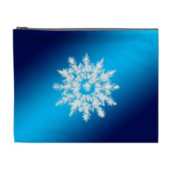 Background Christmas Star Cosmetic Bag (xl) by Nexatart