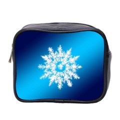 Background Christmas Star Mini Toiletries Bag 2-side by Nexatart