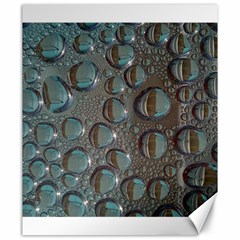 Drop Of Water Condensation Fractal Canvas 20  X 24   by Nexatart