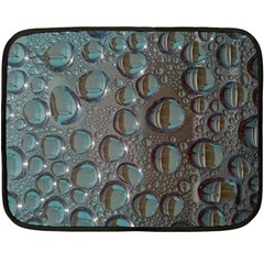 Drop Of Water Condensation Fractal Fleece Blanket (mini)