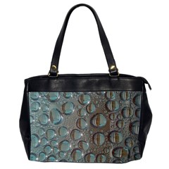 Drop Of Water Condensation Fractal Office Handbags (2 Sides)  by Nexatart