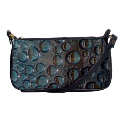 Drop Of Water Condensation Fractal Shoulder Clutch Bags by Nexatart