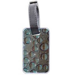 Drop Of Water Condensation Fractal Luggage Tags (two Sides) by Nexatart