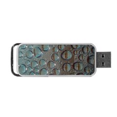 Drop Of Water Condensation Fractal Portable Usb Flash (one Side) by Nexatart