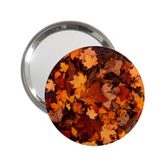 Fall Foliage Autumn Leaves October 2 25  Handbag Mirrors by Nexatart