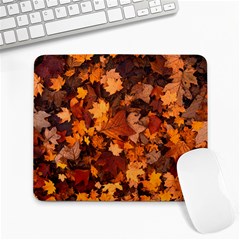 Fall Foliage Autumn Leaves October Large Mousepads by Nexatart