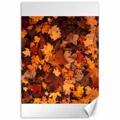 Fall Foliage Autumn Leaves October Canvas 24  X 36  by Nexatart