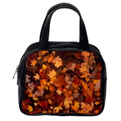 Fall Foliage Autumn Leaves October Classic Handbags (one Side) by Nexatart