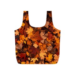 Fall Foliage Autumn Leaves October Full Print Recycle Bags (s)  by Nexatart