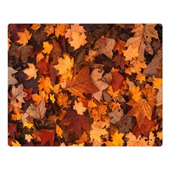 Fall Foliage Autumn Leaves October Double Sided Flano Blanket (large)  by Nexatart