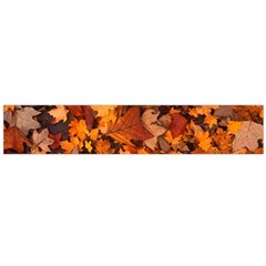 Fall Foliage Autumn Leaves October Flano Scarf (large) by Nexatart