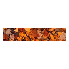 Fall Foliage Autumn Leaves October Velvet Scrunchie by Nexatart