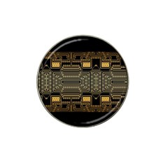 Board Digitization Circuits Hat Clip Ball Marker (4 Pack) by Nexatart