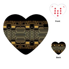 Board Digitization Circuits Playing Cards (heart)  by Nexatart