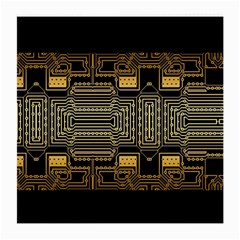 Board Digitization Circuits Medium Glasses Cloth by Nexatart