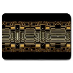 Board Digitization Circuits Large Doormat  by Nexatart