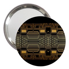 Board Digitization Circuits 3  Handbag Mirrors by Nexatart