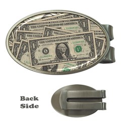 Dollar Currency Money Us Dollar Money Clips (oval)  by Nexatart