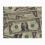 Dollar Currency Money Us Dollar Small Glasses Cloth Front