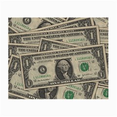 Dollar Currency Money Us Dollar Small Glasses Cloth (2-side) by Nexatart