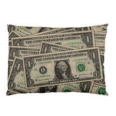 Dollar Currency Money Us Dollar Pillow Case by Nexatart