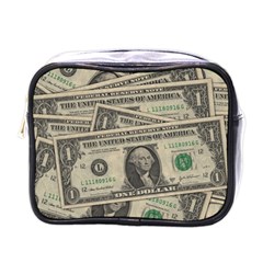 Dollar Currency Money Us Dollar Mini Toiletries Bags by Nexatart