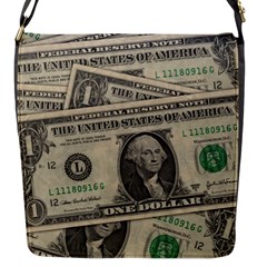 Dollar Currency Money Us Dollar Flap Messenger Bag (s) by Nexatart