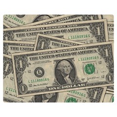 Dollar Currency Money Us Dollar Double Sided Flano Blanket (medium)  by Nexatart