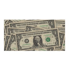 Dollar Currency Money Us Dollar Satin Wrap by Nexatart